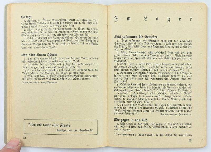 German WH Songbook 'Morgen Marschieren Wir' — image 5