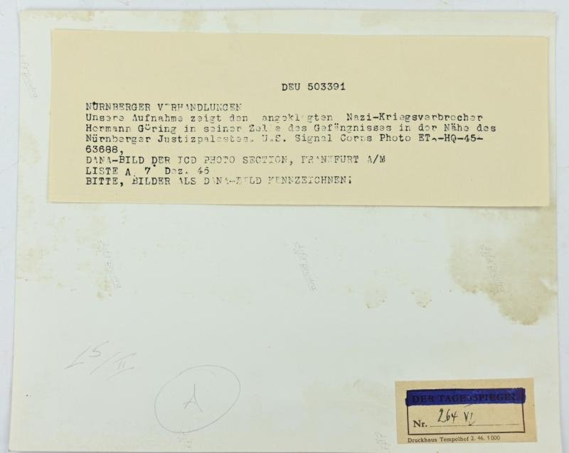 Allied Nuremberg War Trails Picture 'Hermann Göring' — image 3