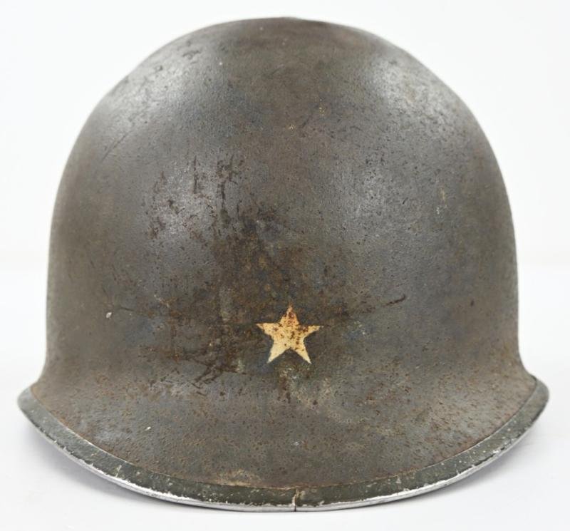 US WW2 Brigadier General M1 Combat Helmet — image 2