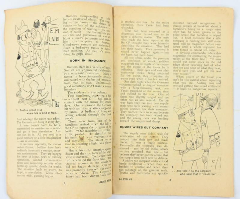 US WW2 Army Talks Booklet Feb.24, 1945 — image 4