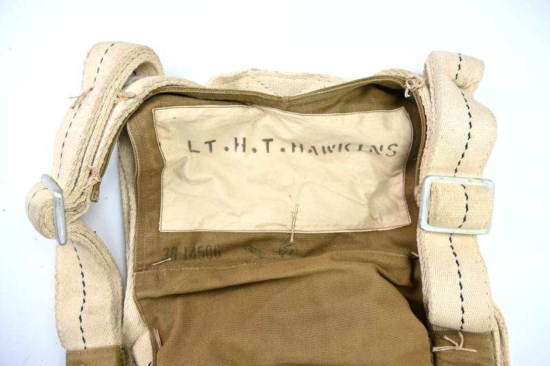 USAAF WW2 Named Irving Seat Type Parachute Harness Assembly — image 10