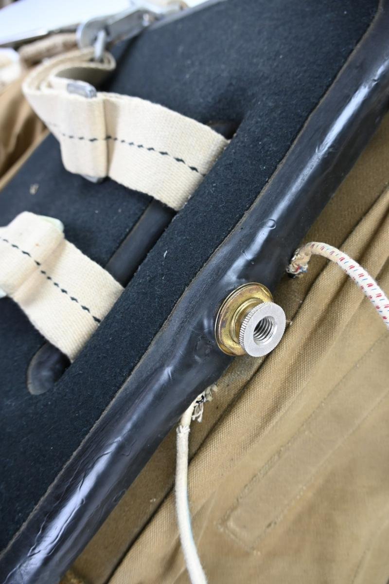 USAAF WW2 Named Irving Seat Type Parachute Harness Assembly — image 13