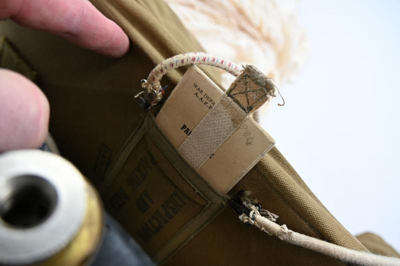 USAAF WW2 Named Irving Seat Type Parachute Harness Assembly — image 14