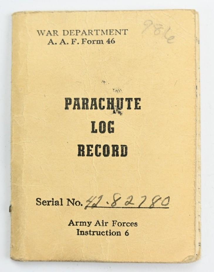 USAAF WW2 Named Irving Seat Type Parachute Harness Assembly — image 16