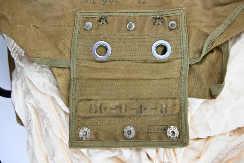 USAAF WW2 Named Irving Seat Type Parachute Harness Assembly — image 7