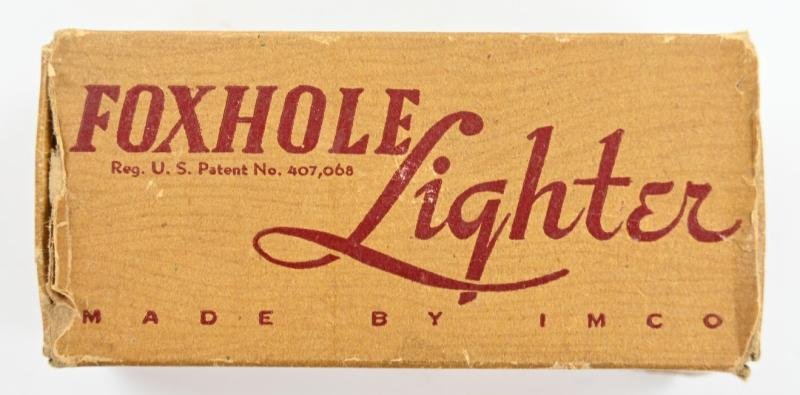 US WW2 Foxhole Black-Out Cigaret Lighter in box — image 2