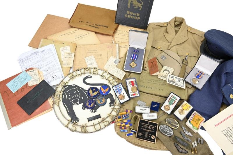 US WW2 Pilot Grouping 460th Bomb Group 50 Missions! — image 3