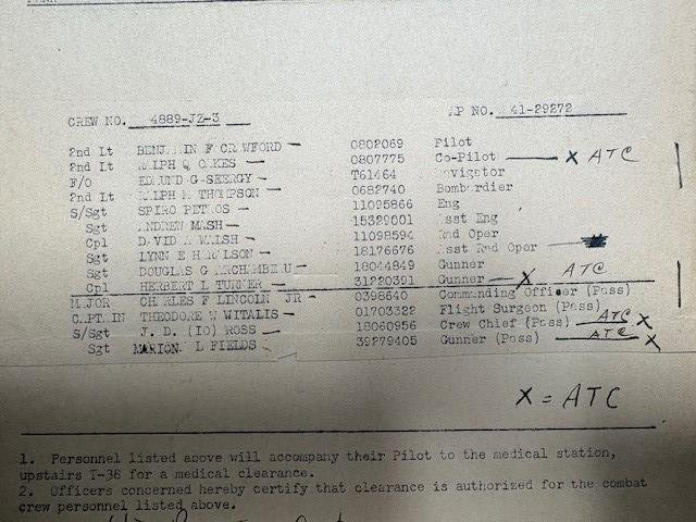 US WW2 Pilot Grouping 460th Bomb Group 50 Missions! — image 2