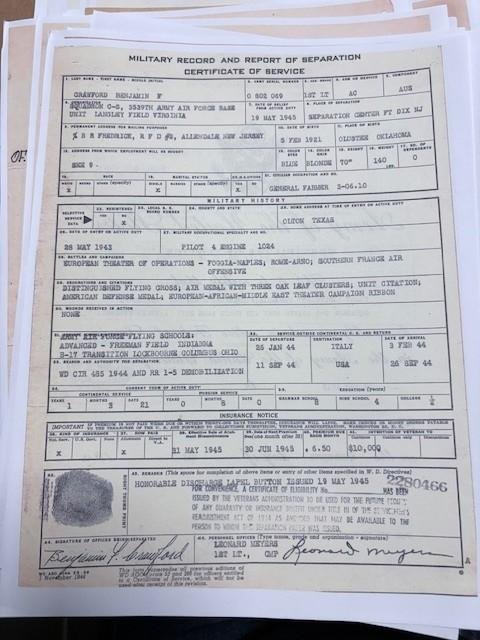 US WW2 Pilot Grouping 460th Bomb Group 50 Missions! — image 20