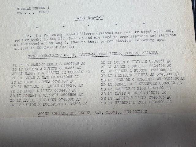 US WW2 Pilot Grouping 460th Bomb Group 50 Missions! — image 3