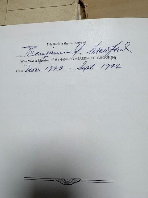 US WW2 Pilot Grouping 460th Bomb Group 50 Missions! — image 7