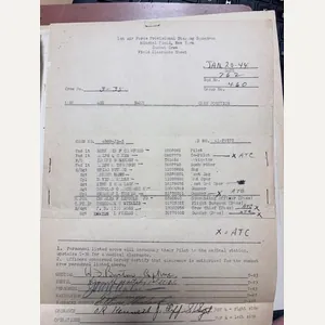 US WW2 Pilot Grouping 460th Bomb Group 50 Missions!