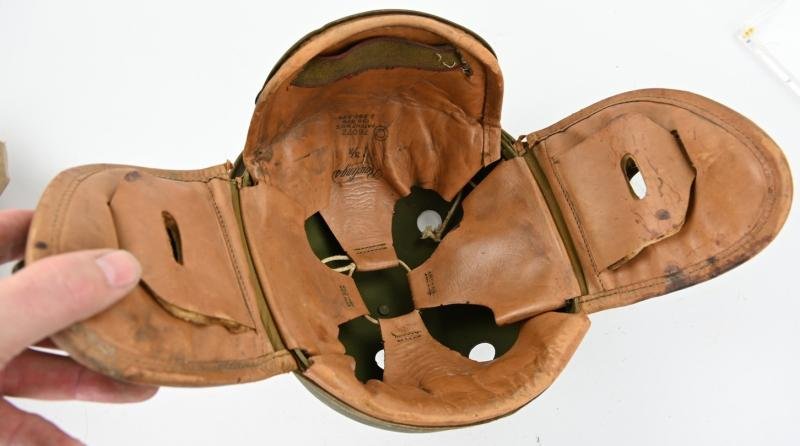 US WW2 Rawlings Tanker Helmet — image 7