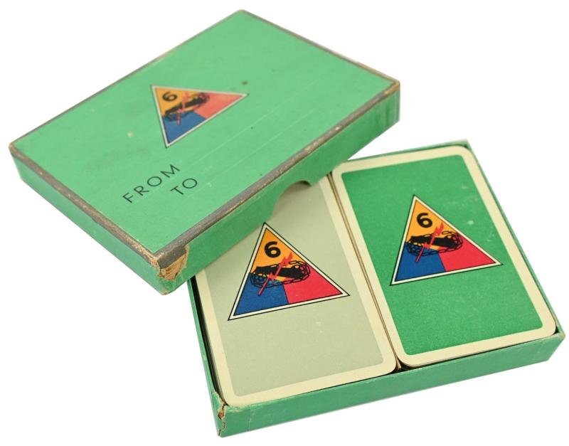 US WW2 6th Armoured Division Playing Cards — image 5