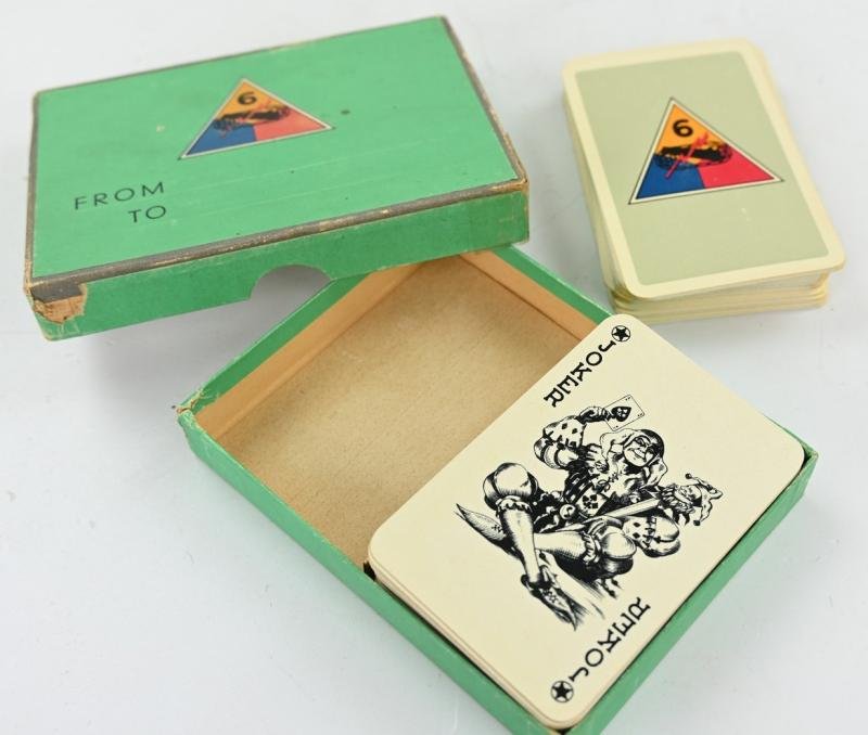 US WW2 6th Armoured Division Playing Cards — image 6