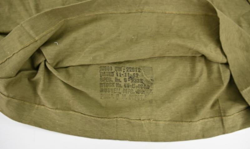 US WW2 Undershirt OD Cotton — image 3