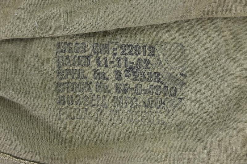 US WW2 Undershirt OD Cotton — image 4