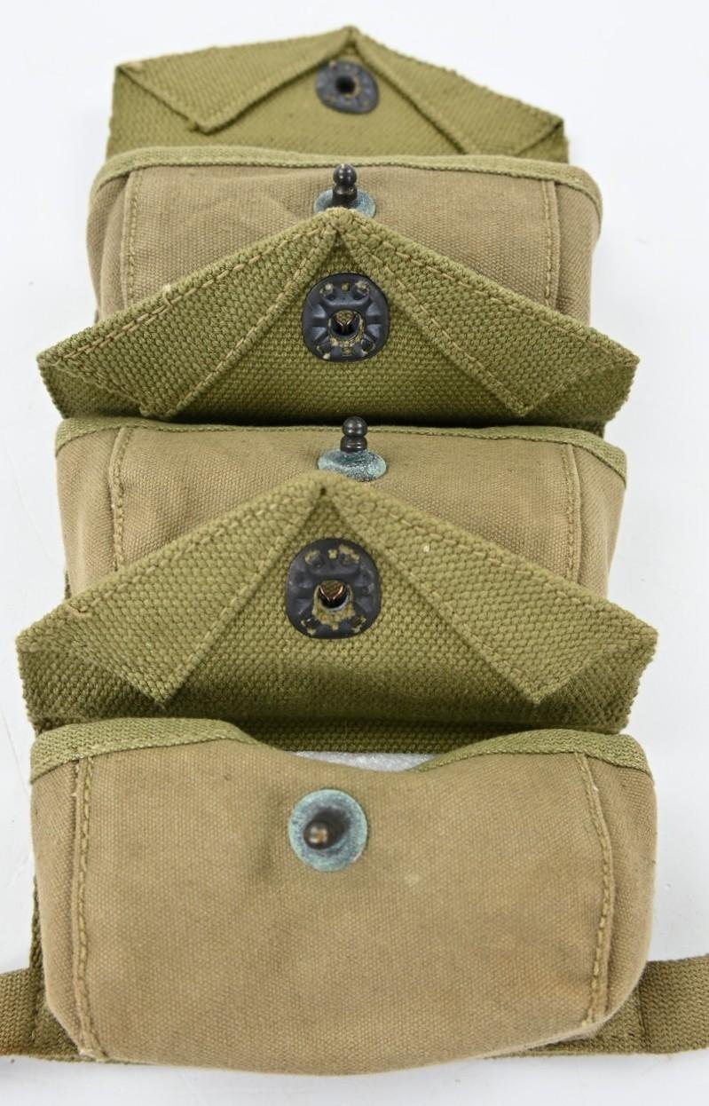 US WW2 3-Pocket Grenade Pouch 1944 — image 3