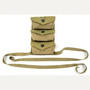 US WW2 3-Pocket Grenade Pouch 1944