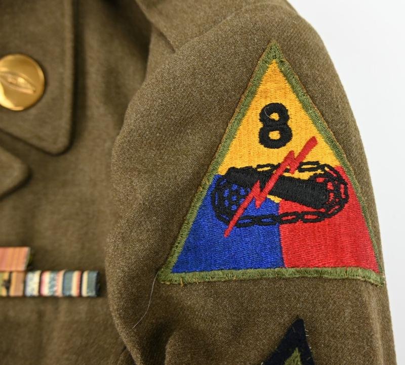 US WW2 8th Armored Division Service Jacket Set — image 15