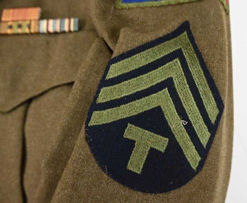 US WW2 8th Armored Division Service Jacket Set — image 16
