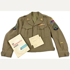 US WW2 8th Armored Division Service Jacket Set