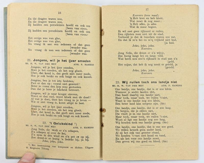 Dutch pre-WW2 Songbook 'Zangbundel voor het Nederlandsche Leger' — image 5