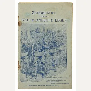 Dutch pre-WW2 Songbook 'Zangbundel voor het Nederlandsche Leger'