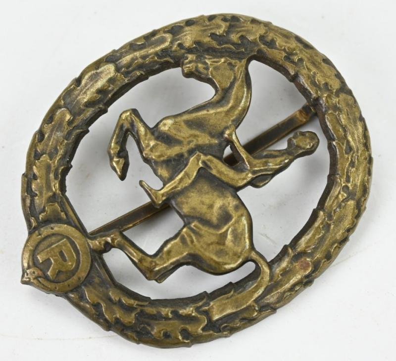 German WH Reiterabzeichen in Bronze — image 2