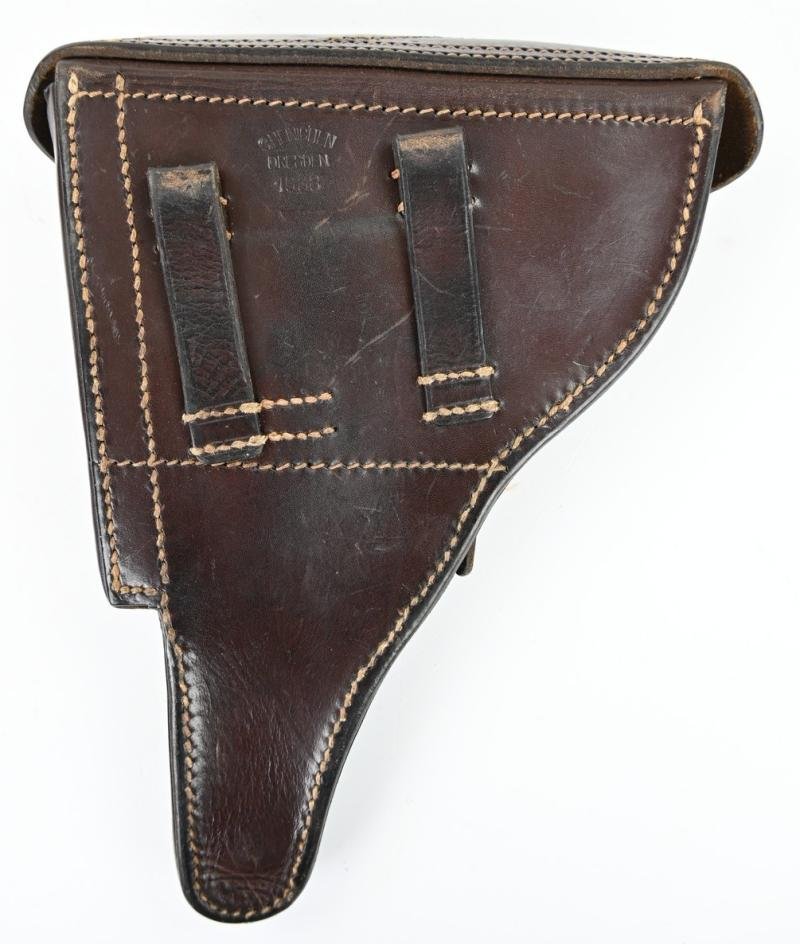 German WH P08 Hardshell Pistol Holster — image 3