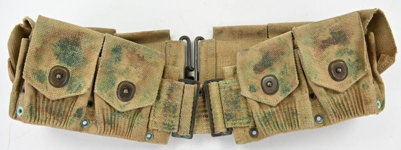 US WW1 (WW2 USED) Camouflaged M-1903 Springfield Cartridge Belt — image 3