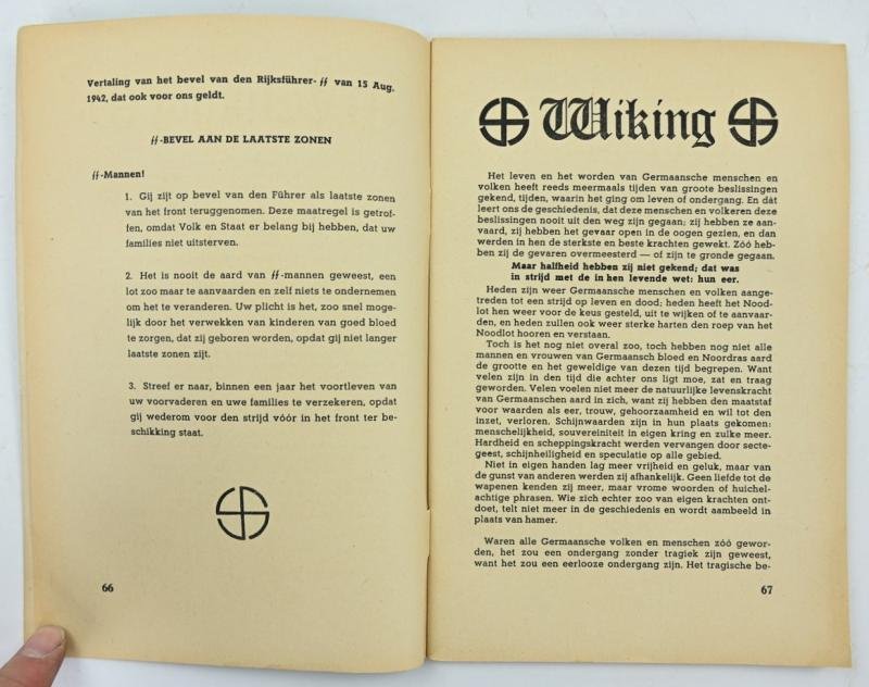 Dutch SS Booklet 'Vormingsbladen' Lentemaand 1943 — image 3