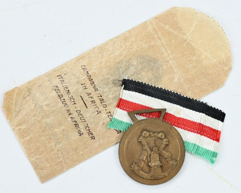 German WH Italian Campaign medal with Pouch — image 6