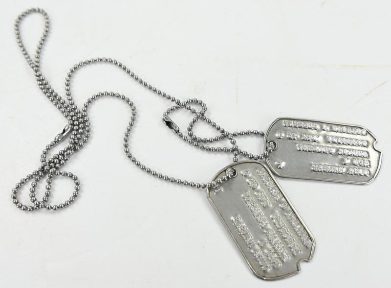 US WW2 Dog-Tag set of 'William C. Pelesky' — image 3