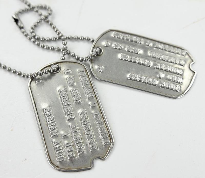 US WW2 Dog-Tag set of 'William C. Pelesky' — image 4