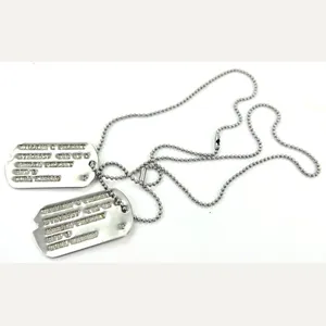 US WW2 Dog-Tag set of 'William C. Pelesky'