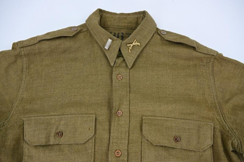 US WW2 Military Police Wool Shirt — image 15