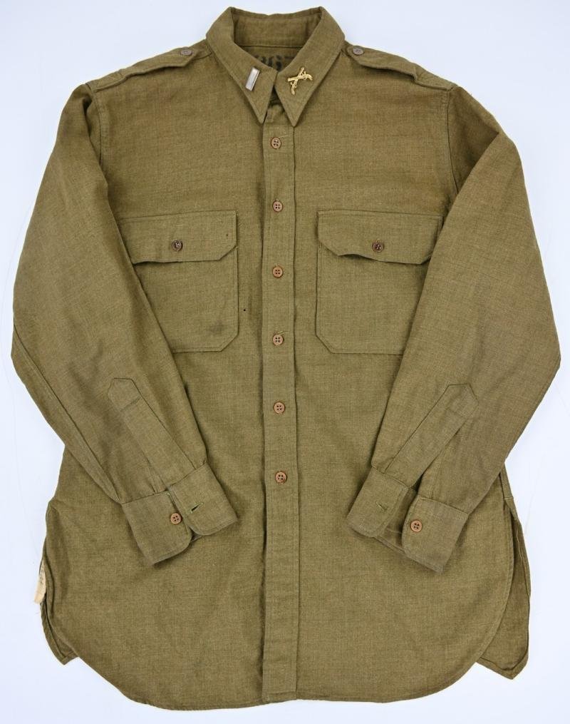 US WW2 Military Police Wool Shirt — image 3