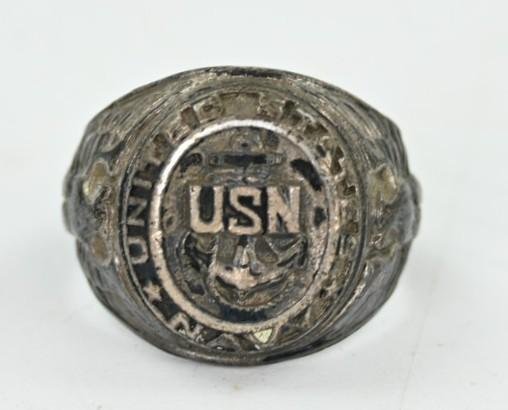US Navy WW2 Ring — image 2
