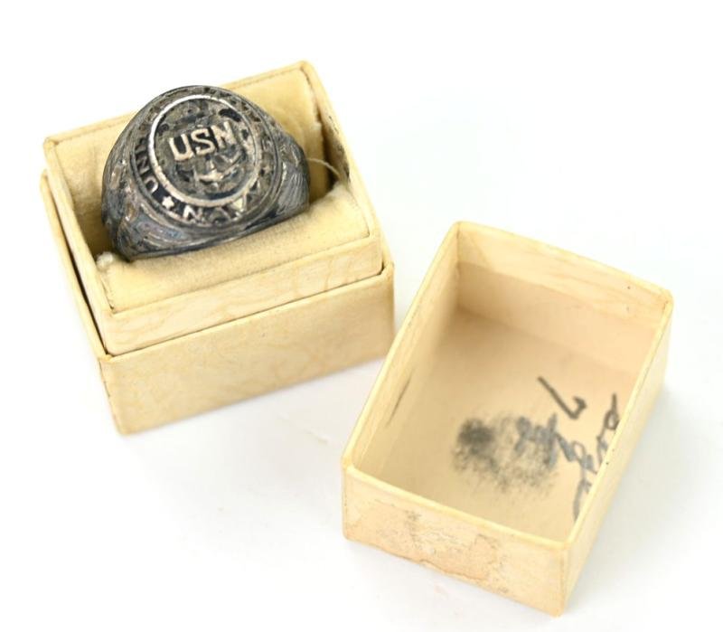 US Navy WW2 Ring — image 6