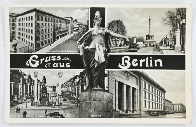 German Third Reich Postcard 'Grusse aus Berlin' — image 2