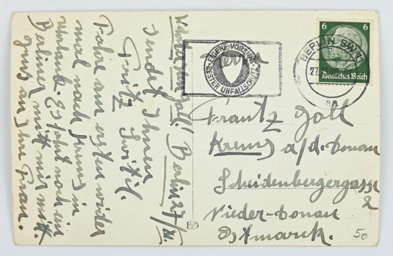 German Third Reich Postcard 'Grusse aus Berlin' — image 3