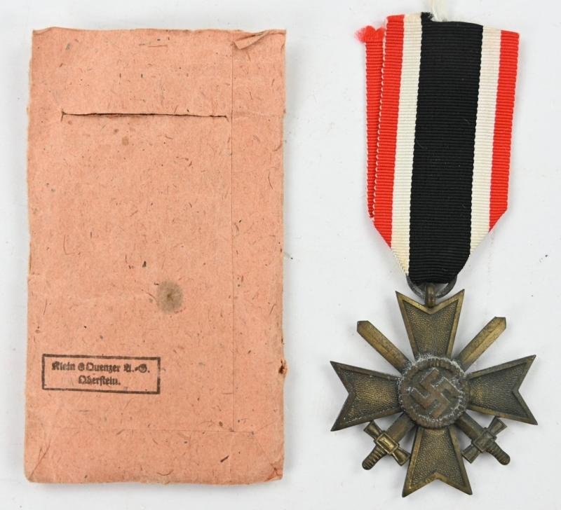 German WW2 War merit Cross 2nd Class with Swords and Pouch — image 5