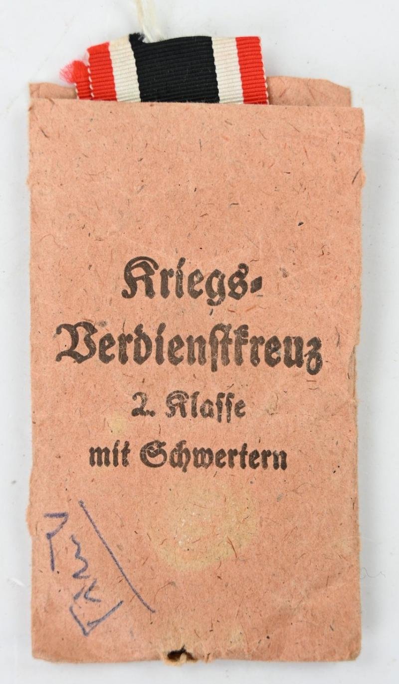 German WW2 War merit Cross 2nd Class with Swords and Pouch — image 7