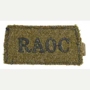 British WW2 RAOC Shoulder Slip-One