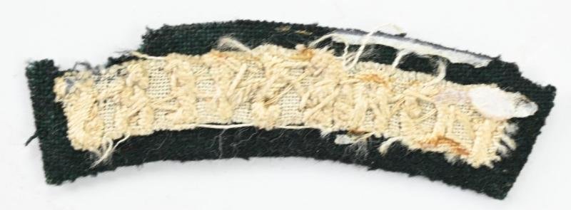 British WW2 Sherwood Foresters Cloth Shoulder Title — image 2