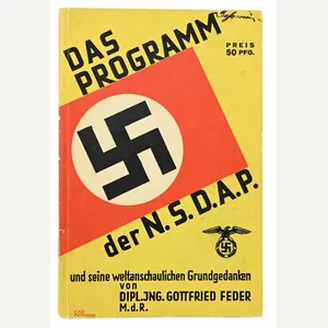 German NSDAP Program Booklet 1933
