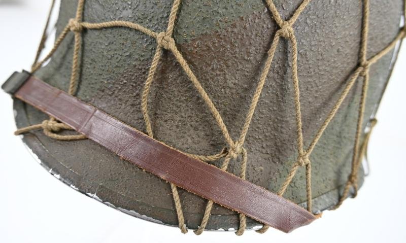 US WW2 M1 Camouflaged Combat Helmet — image 10