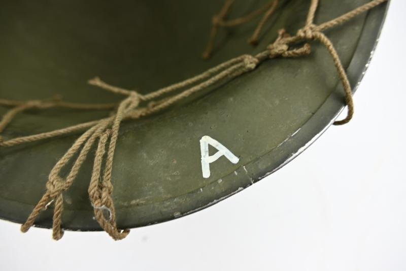 US WW2 M1 Camouflaged Combat Helmet — image 15