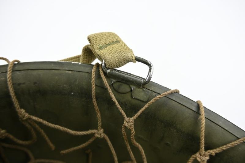US WW2 M1 Camouflaged Combat Helmet — image 17